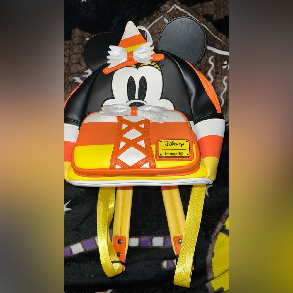 Loungefly Disney Halloween Backpack - Black, Orange, Yellow